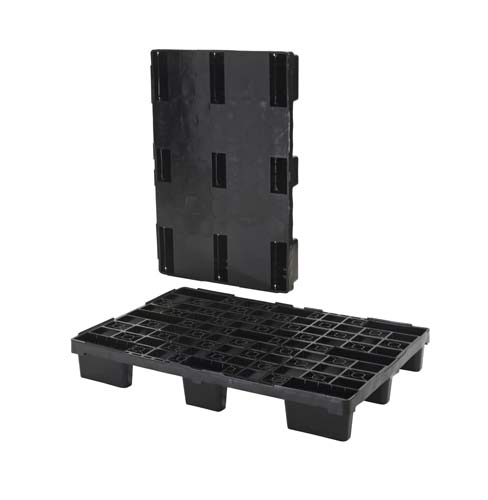 Nestable Export Plastic Pallet 800x1140 mm Fit into Container 20' or 40